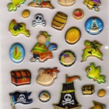 Stickers 3D Pirates