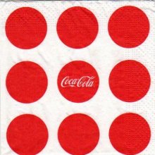 Serviette papier Coca Cola 25 cm x 25 cm 3 plis