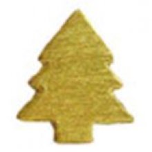 Sachet sapins dorés 24 pièces