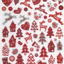 Stickers Noël et boules