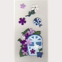 Stickers 3D fleurs