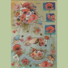 Stickers 3D fleurs