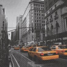 Serviette papier taxi New York  33 cm X 33 cm 3 plis 