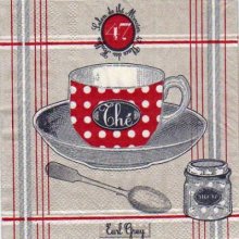 Serviette papier Thé Anglais de 25 cm X 25 cm 3 plis