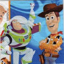 Serviette papier Toy Story 3 de 33 cm X 33 cm 2 plis